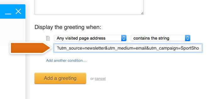 przedłużenie kampanii na działania czatu