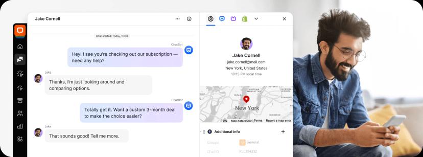 ChatBot integration with LiveChat