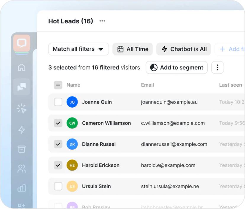 Team focusing on high-value conversations