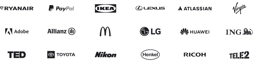 Firmy korzystające z LiveChat® - w tym Tesla, Adobe, PayPal, Shopify i wiele innych